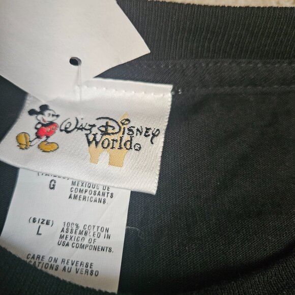 VTG Walt Disney World Long Sleeve Shirt GRUMPY'S Tough Guys SZ Large Black NWT - Picture 4 of 10